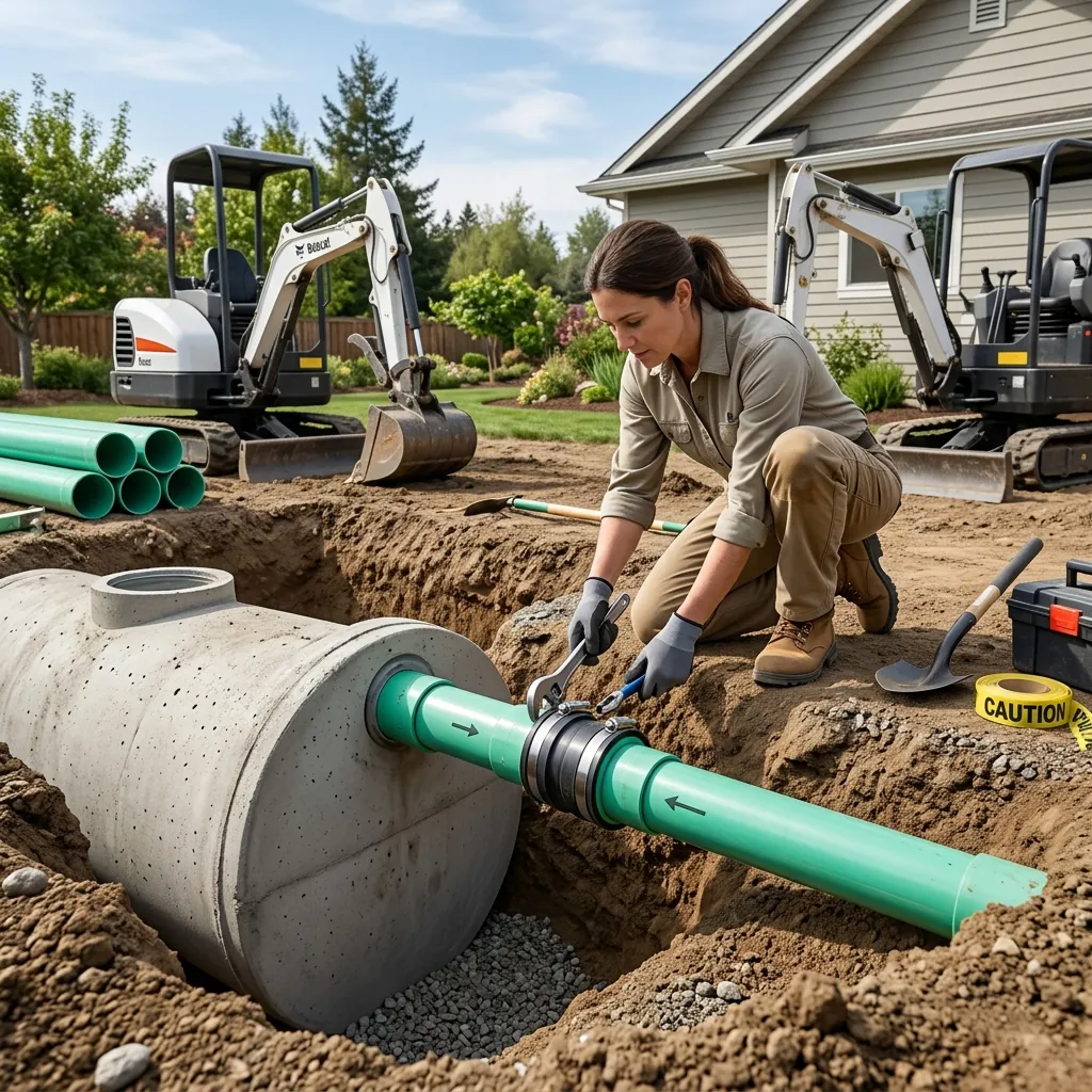 Septic Tank Plumbing Connections